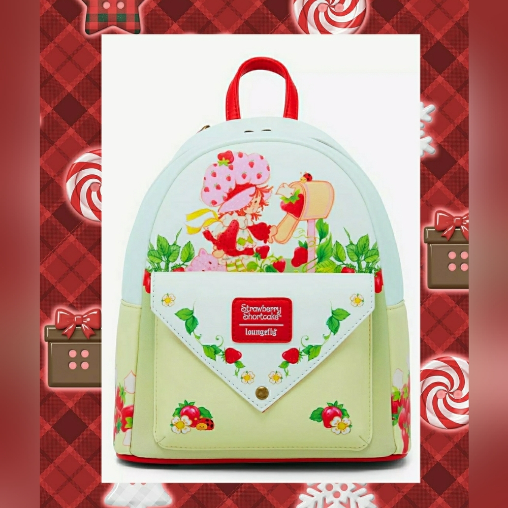 🍓🧁NWT Loungefly Strawberry Shortcake Envelope -🍓🧁